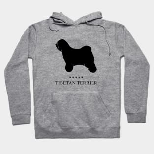 Tibetan Terrier Black Silhouette Hoodie